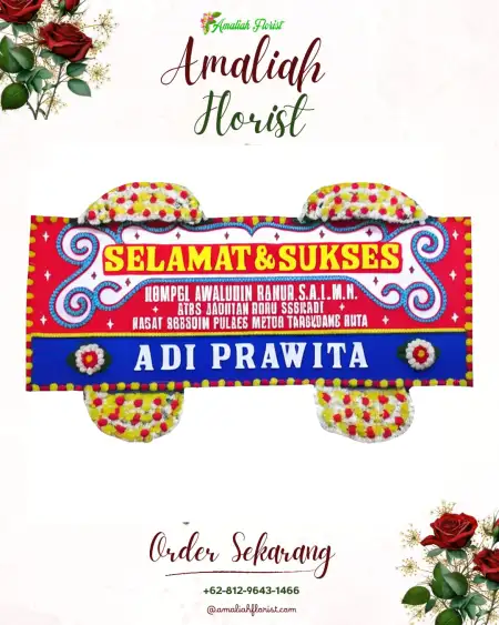 Papan Bunga Ucapan Selamat Kampeonaho
