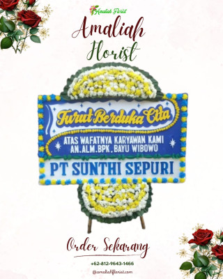 Papan Bunga Duka di Kampeonaho