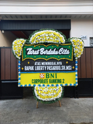 Papan Bunga Duka di Kampeonaho