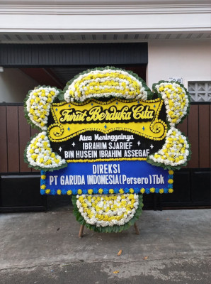 Papan Bunga Duka di Kampeonaho