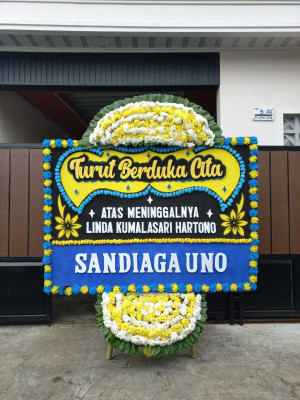 Papan Bunga Duka di Kampeonaho